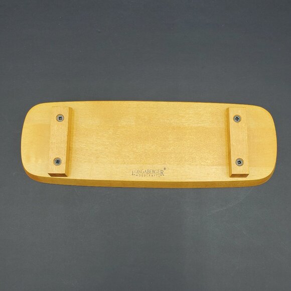 Longaberger Woven Traditions Heritage Green Flower Pots Saucers Woodcrafts Riser - Picture 5 of 10